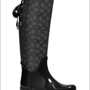 Coach rain boots